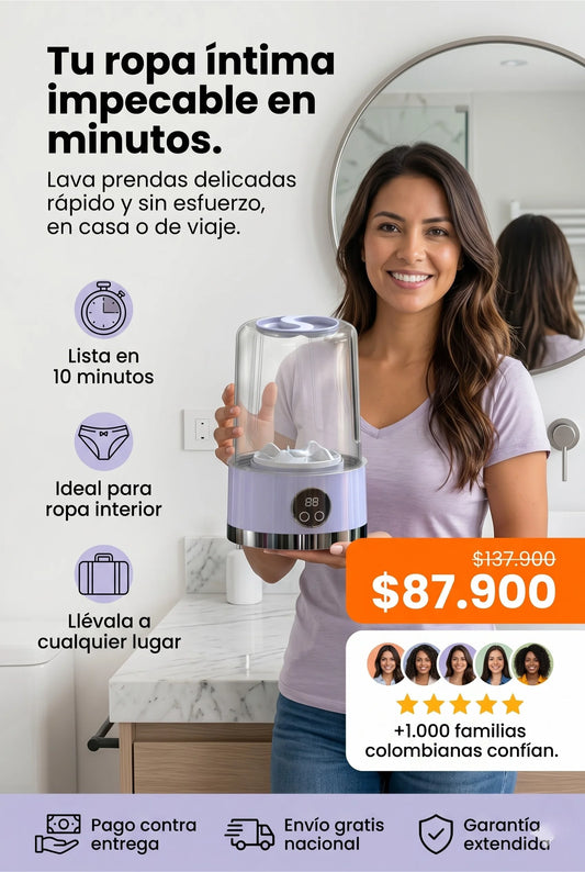 MiniWash® (Mini Lavadora portátil) 🧼