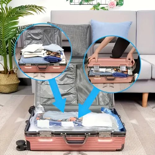 Bolsas al Vacío — Hasta 80% Más Espacio en tu Clóset o Maleta, en Minutos - AC - TIENDA 02 🇨🇴