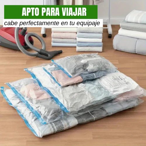 Bolsas al Vacío — Hasta 80% Más Espacio en tu Clóset o Maleta, en Minutos - AC - TIENDA 02 🇨🇴
